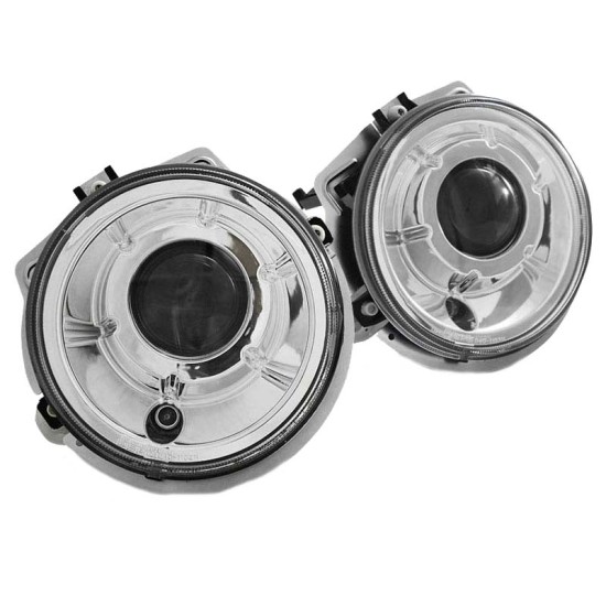 Μπροστινά Φανάρια Set Για Mercedes-Benz G-Class 92-06 W460 W461 W463 Projectors Χρωμίου H7 Depo