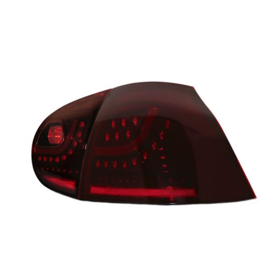 Πισινά Φανάρια Set Για Vw Golf V (5) 03-08 Led Urban Style Cherry Red/Smoke Winjet