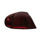 Πισινά Φανάρια Set Για Vw Golf V (5) 03-08 Led Urban Style Cherry Red/Smoke Winjet