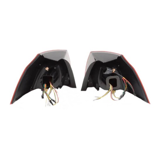 Πισινά Φανάρια Set Για Vw Golf V (5) 03-08 Led Urban Style Cherry Red/Smoke Winjet