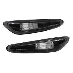 Πλαϊνά Φλας Φτερού Για Bmw 3 E46 Sedan 01-05 / Touring 01-05 / 5 E60/E61 03-10 / X3 E83 03-10 Black 2 Τεμάχια