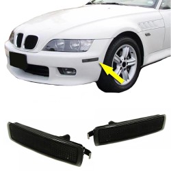 Μπροστινά Φλας Για Bmw Z3 99-03 Μαύρα 2 Τεμάχια Depo