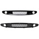 Μάσκα Για Smart Fortwo W450 02-07 Brabus Look Κυψελωτή Μαύρη 1 Τεμάχιο