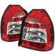 Πισινά Φανάρια Set Για Honda Civic 96-01 3D Led Κόκκινο/Crystal Sonar