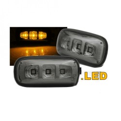 Πλαϊνά Φλας Φτερού Για Audi A3 8P 03-08 / A4 B6/B7 00-07 / A6 C6 02-05 Allroad / A8 D3 04-09 / TT 8J 06-11 Led Smoke 2 Τεμάχια