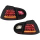 Πισινά Φανάρια Set Για Vw Golf V (5) 03-08 Led Μαύρα KAtuning