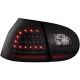 Πισινά Φανάρια Set Για Vw Golf V (5) 03-08 Led Μαύρα KAtuning