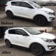 Πλαινά Σκαλοπάτια Για Kia Sportage 3 10-15 Oem Look 2 Τεμάχια