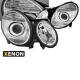 Μπροστινά Φανάρια Set Για Mercedes-Benz E-Class W211 02-06 Χρωμίου Facelift Look D2S/H7 (Xenon) Με Μοτέρ Depo