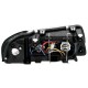 Μπροστινά Φανάρια Set Για Audi A3 8L 00-03 Angel Eyes Μαύρα H7/H7 Depo