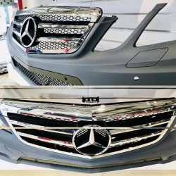 Μάσκα Για Mercedes-Benz E-Class W212 09-13 Amg Look με 2 Γρίλιες Χρώμιο/Μαύρο 1 Τεμάχιο Μάσκα Για Mercedes-Benz E-Class W212 09-13 Amg Look με 2 Γρίλιες Χρώμιο/Μαύρο 1 Τεμάχιο