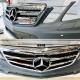 Μάσκα Για Mercedes-Benz E-Class W212 09-13 Amg Look με 2 Γρίλιες Χρώμιο/Μαύρο 1 Τεμάχιο