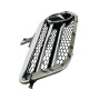 Μάσκα Για Mercedes-Benz E-Class W212 09-13 Amg Look με 2 Γρίλιες Χρώμιο/Μαύρο 1 Τεμάχιο