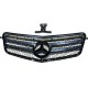 Μάσκα Για Mercedes-Benz E-Class W212 09-13 Amg Look με 2 Γρίλιες Χρώμιο/Μαύρο 1 Τεμάχιο