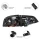 Πισινά Φανάρια Set Για Audi A4 B8 08-11 Sedan Led Bar Κόκκινο/Crystal Sonar