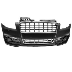Μπροστινός Προφυλακτήρας Για Audi A4 B7 04-08 RS / S Look Με Χρώμιο Μάσκα (Με Κάθετες Γραμμές)
