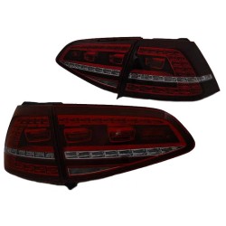 Πισινά Φανάρια Set Για Vw Golf VII (7) 11-17 Led GTI/R Look Σκούρο Κόκκινο/Φιμέ Depo Πισινά Φανάρια Set Για Vw Golf VII (7) 11-17 Led GTI/R Look Σκούρο Κόκκινο/Φιμέ Depo