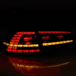 Πισινά Φανάρια Set Για Vw Golf VII (7) 11-17 Led GTI/R Look Σκούρο Κόκκινο/Φιμέ Depo Πισινά Φανάρια Set Για Vw Golf VII (7) 11-17 Led GTI/R Look Σκούρο Κόκκινο/Φιμέ Depo