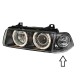 Μπροστινά Φλας Για Bmw 3 E36 90-99 Coupe/Cabrio Μαύρα/Clear 2 Τεμάχια Depo