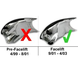 Μπροστινά Φλας Για Bmw 3 E46 Coupe/Cabrio 01-03 Βιδωτά Μαύρα 2 Τεμάχια Sonar Μπροστινά Φλας Για Bmw 3 E46 Coupe/Cabrio 01-03 Βιδωτά Μαύρα 2 Τεμάχια Sonar