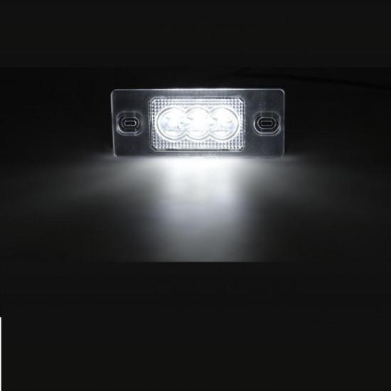 Led Φαναράκια Πινακίδας Για Vw Touareg 7L / Tiguan 5N /  Golf  IV, V Combi / Porsche Cayenne 9PA Canbus Με 3 Led 2 Τεμάχια