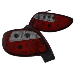 Πισινά Φανάρια Set Για Peugeot 206 98-07 Κόκκινο/Φιμέ Sonar Πισινά Φανάρια Set Για Peugeot 206 98-07 Κόκκινο/Φιμέ Sonar