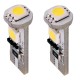 Λάμπες Led T10 12volt 3 Smd Led Canbus Λευκό Φως RaceSport LIT0505 2 Τεμάχια