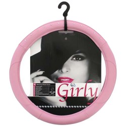 Κάλυμμα Tιμονιού ''Pink Diamonds'' Ροζ Με Στρας Medium 37-39cm Κάλυμμα Tιμονιού ''Pink Diamonds'' Ροζ Με Στρας Medium 37-39cm