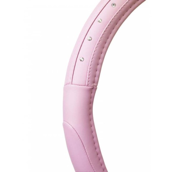 Κάλυμμα Tιμονιού ''Pink Diamonds'' Ροζ Με Στρας Medium 37-39cm