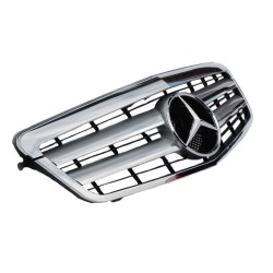 Μάσκα Για Mercedes-Benz E-Class W212 09-13 Amg Look με 2 Γρίλιες Χρώμιο/Ασημί 1 Τεμάχιο Μάσκα Για Mercedes-Benz E-Class W212 09-13 Amg Look με 2 Γρίλιες Χρώμιο/Ασημί 1 Τεμάχιο