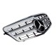 Μάσκα Για Mercedes-Benz E-Class W212 09-13 Amg Look με 2 Γρίλιες Χρώμιο/Ασημί 1 Τεμάχιο