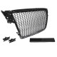 Μάσκα Για Audi A4 B8 08-11 RS4 Look Κυψελωτή Γυαλιστερό Μαύρο 1 Τεμάχιο