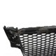 Μάσκα Για Audi A4 B8 08-11 RS4 Look Κυψελωτή Γυαλιστερό Μαύρο 1 Τεμάχιο