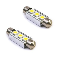 Λάμπες Led Σωληνωτές 39mm 3 Leds 12volt Canbus Λευκό Φως 14197 2 Τεμάχια Λάμπες Led Σωληνωτές 39mm 3 Leds 12volt Canbus Λευκό Φως 14197 2 Τεμάχια