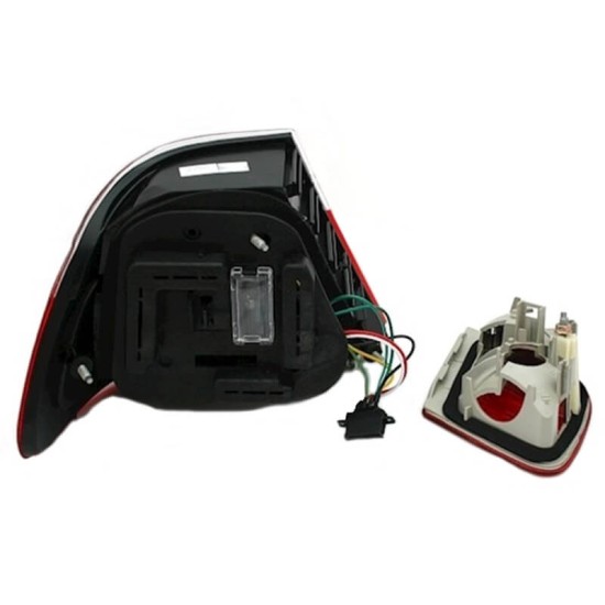 Πισινά Φανάρια Set Για  Bmw 3 E46 Coupe Facelift 03-06 Led Κόκκινο/Crystal Eagle Eyes