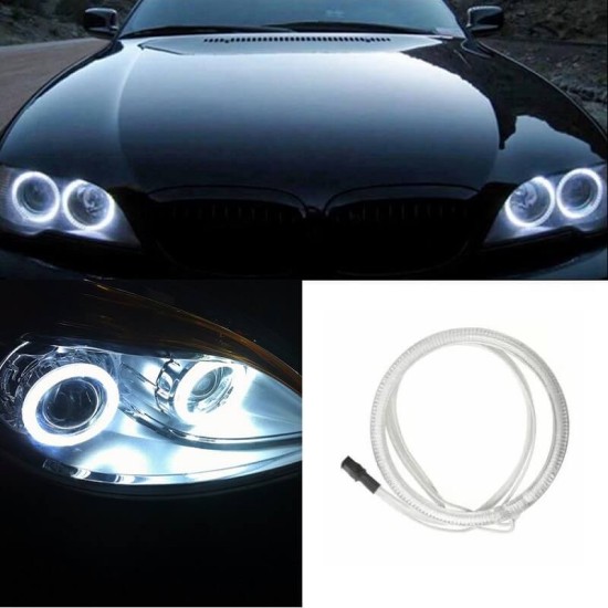 Δαχτυλίδι Angel Eyes CCFL 1 Τεμάχιο 160mm Για Bmw X5 E53 99-06 Λευκό 6 Τεμάχια