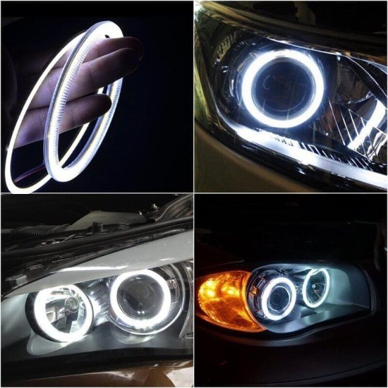 Δαχτυλίδι Angel Eyes CCFL 1 Τεμάχιο 160mm Για Bmw X5 E53 99-06 Λευκό 6 Τεμάχια