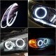 Δαχτυλίδι Angel Eyes CCFL 1 Τεμάχιο 160mm Για Bmw X5 E53 99-06 Λευκό 6 Τεμάχια