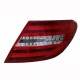 Πισινά Φανάρια Set Για Mercedes-Benz C-Class W204 07-12 Led Bar Facelift Look Κόκκινο/Crystal Carner