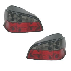 Πισινά Φανάρια Set Για Peugeot 106 96-03 Κόκκινο/Φιμέ Sonar