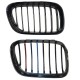 Καρδιές Μάσκας Για Bmw X5 E53 99-03 M Look Tri-Color Μαύρο Γυαλιστερό 2 Τεμάχια