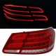 Πισινά Φανάρια Set Για Mercedes-Benz E-Class W212 09-13 Full Led Facelift Look Κόκκινο/Crystal Eagle Eyes