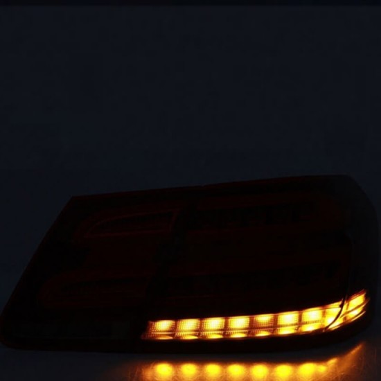 Πισινά Φανάρια Set Για Mercedes-Benz E-Class W212 09-13 Full Led Facelift Look Κόκκινο/Crystal Eagle Eyes