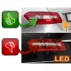 Πισινά Φανάρια Set Για Mercedes-Benz E-Class W212 09-13 Full Led Facelift Look Κόκκινο/Crystal Eagle Eyes