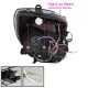 Μπροστινά Φανάρια Set Για Toyota Yaris 06-09 Angel Eyes & Led Μαύρα H1/H1 Sonar