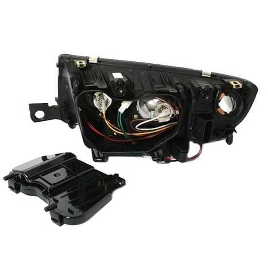 Μπροστινά Φανάρια Set Για Skoda Fabia 6Y 99-07 ccfl Angel Eyes Χρωμίου H1/H1 Eagle Eyes