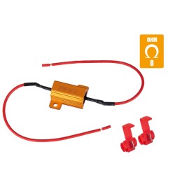 Αντίσταση Canceller Canbus 25Watt 8 Ohm Χρυσή 81642 1 Τεμάχιο Αντίσταση Canceller Canbus 25Watt 8 Ohm Χρυσή 81642 1 Τεμάχιο