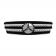 Μάσκα Για Mercedes-Benz E-Class W211 02-06 Amg Look Με 3 Γρίλιες Μαύρο/Χρώμιο 1 Τεμάχιο