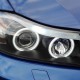 Μπροστινά Φανάρια Set Για Bmw 3 E90 / E91 05-08 ccfl Angel Eyes Μαύρα H7/H1 Sonar