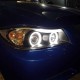Μπροστινά Φανάρια Set Για Bmw 3 E90 / E91 05-08 ccfl Angel Eyes Μαύρα H7/H1 Sonar
